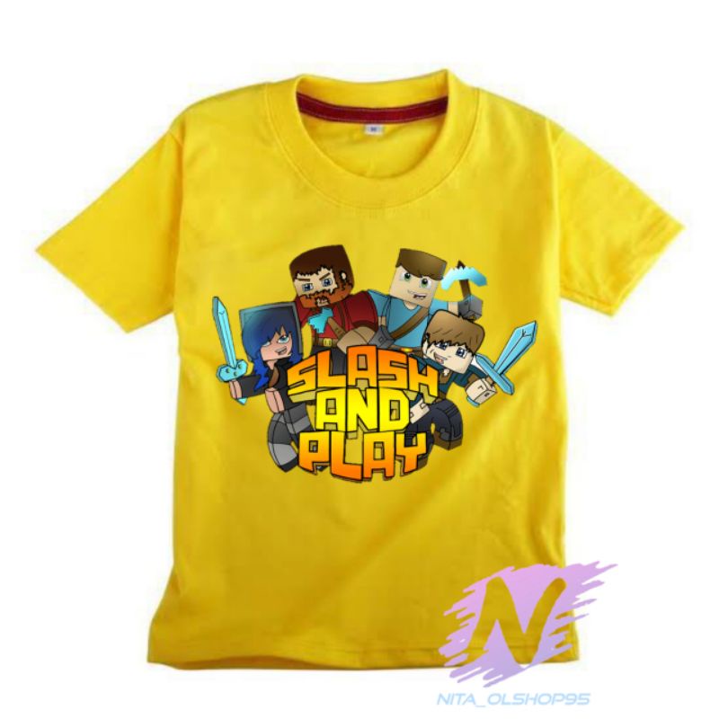 kaos anak minicraft terbaru roblox