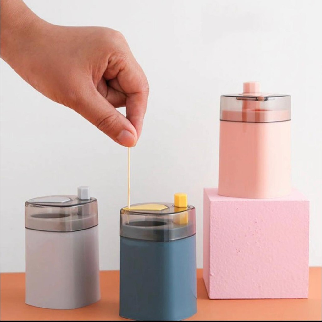 [TGO] Tempat Tusuk Gigi Otomatis Unik / Automatic Toothpick Holder - Random Colour