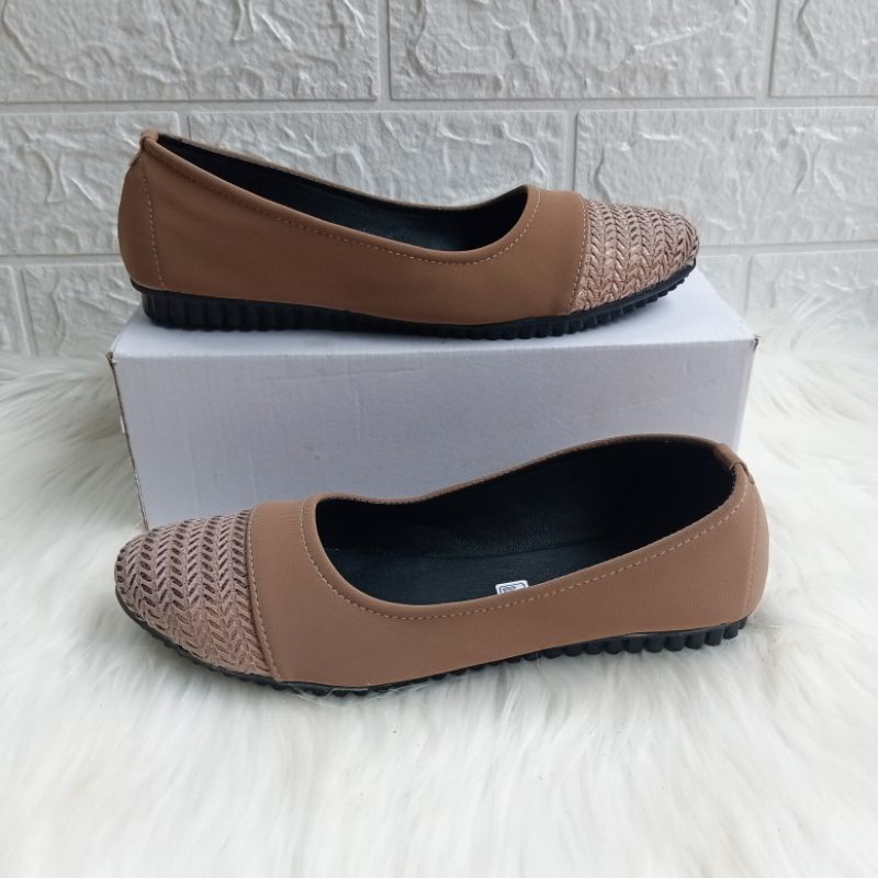 Flatshoes Wanita Terbaru Sepatu Wanita Murah Balet Sol Karet