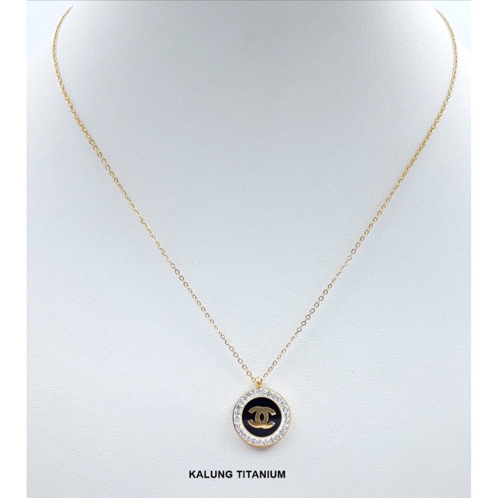 Titanium / Kalung Titanium Branded anti karat