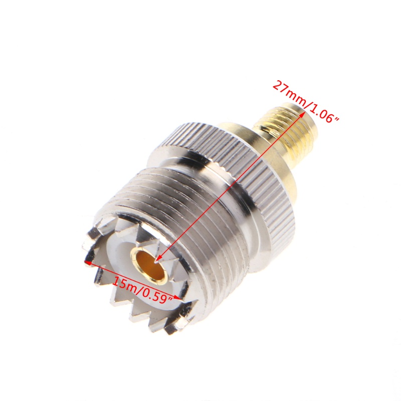 Zzz Adapter Konektor Sma Female Ke Uhf Female Rf Coaxial So-239 So239