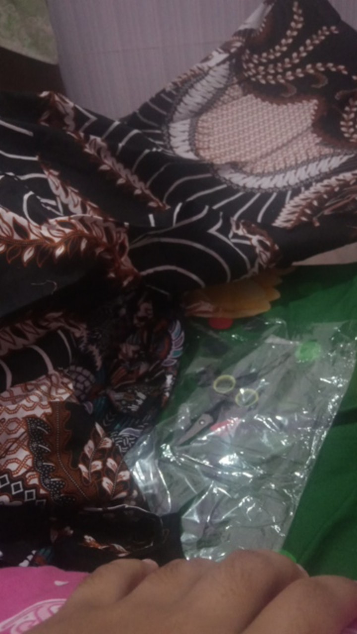 Gamis Batik (cod) Manggar Gamis Batik Pesta Model Terbaru