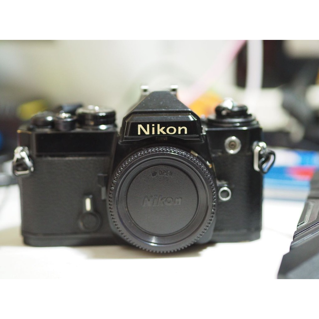 Nikon Fe Kamera Slr Analog Film 35mm Normal Body Only Black Edition Used Shopee Indonesia