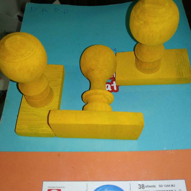 

Gagang stempel kayu Persegi panjang