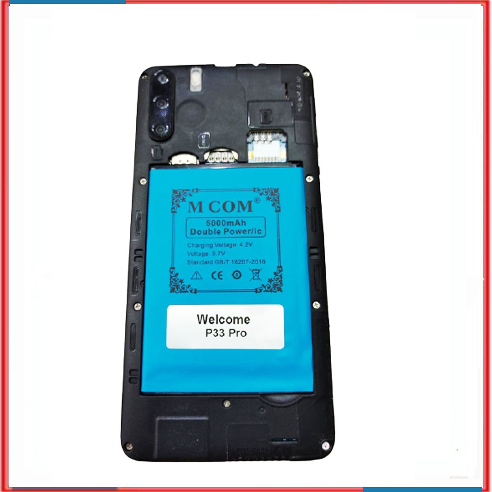 Battery Batere Batre Baterai Double Power Mcom Welcome P33 pro
