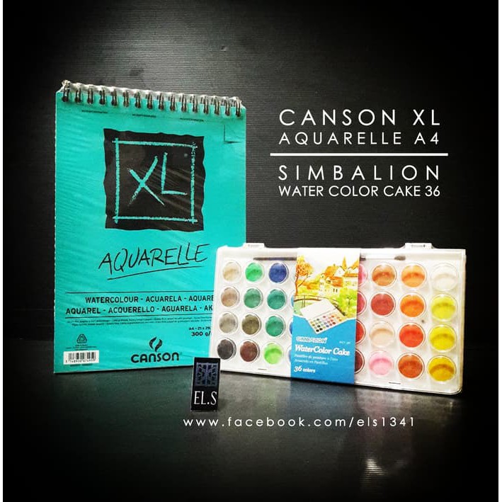 Watercolor Package 01 Canson Simbalion Cat Air