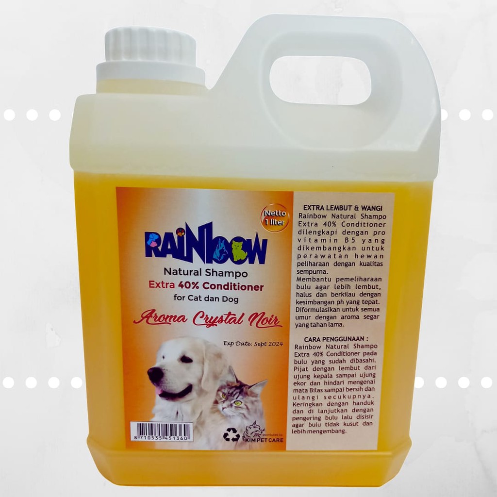 Rainbow Natural Shampo + 40% Conditioner 1 Liter