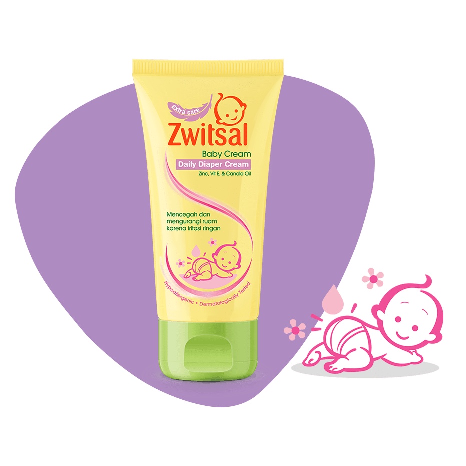 ♥BabyYank♥ Zwitsal Baby Diaper Cream Extra Care Zinc - Baby Cream Baby Krim Bayi