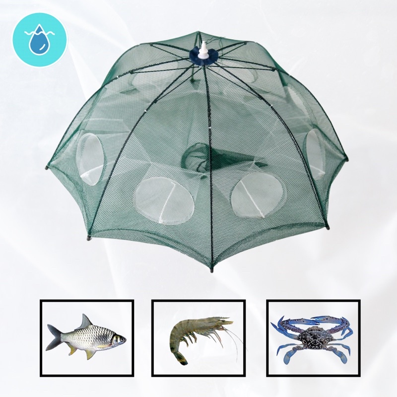 Jaring Pancing Bubu Payung Payung Bubu Lubang 8 Perangkap Bubu Ikan Udang Kepiting Belut