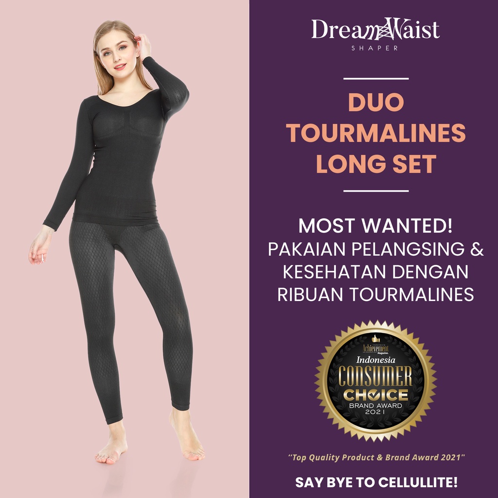 DreamWaist - DUO Tourmalines - Long Set - Pakaian Kesehatan Tourmalines