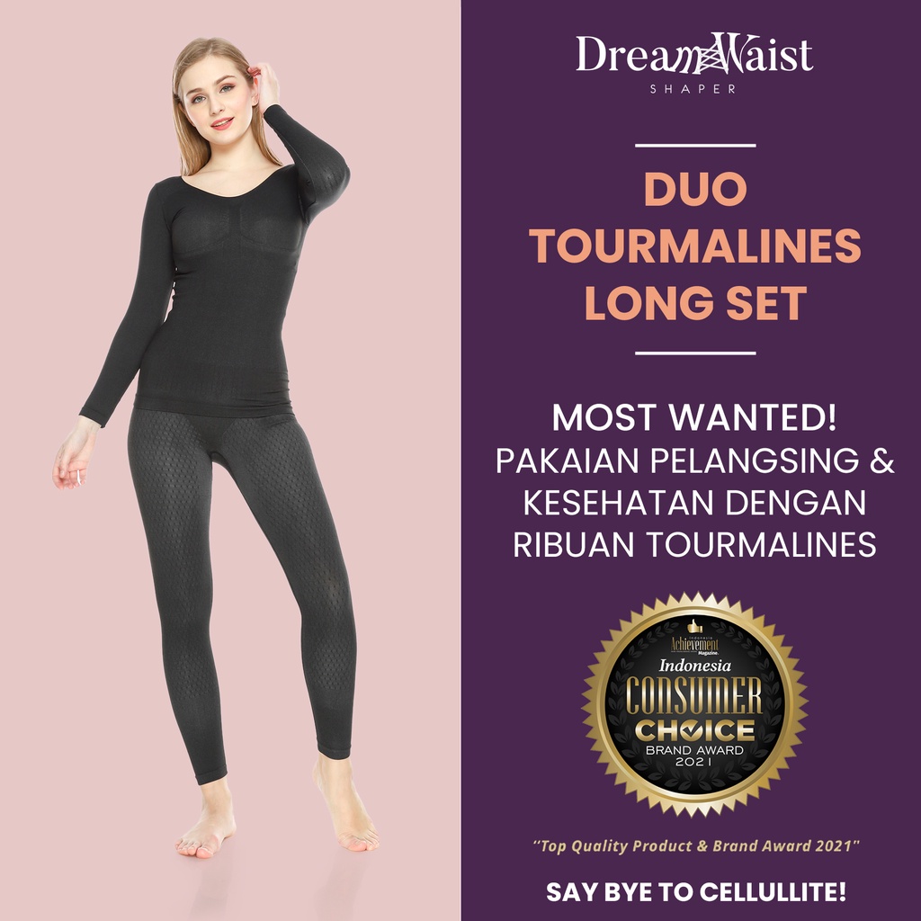 PAKAIAN PELANGSING &amp; KESEHATAN TERAMPUH: DUO Tourmalines  LONG SET