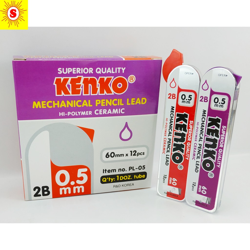 

GROSIR!!! KENKO PL-05 Isi Pensil Mekanik 2B 0.5 MECHANICAL PENCIL LEAD