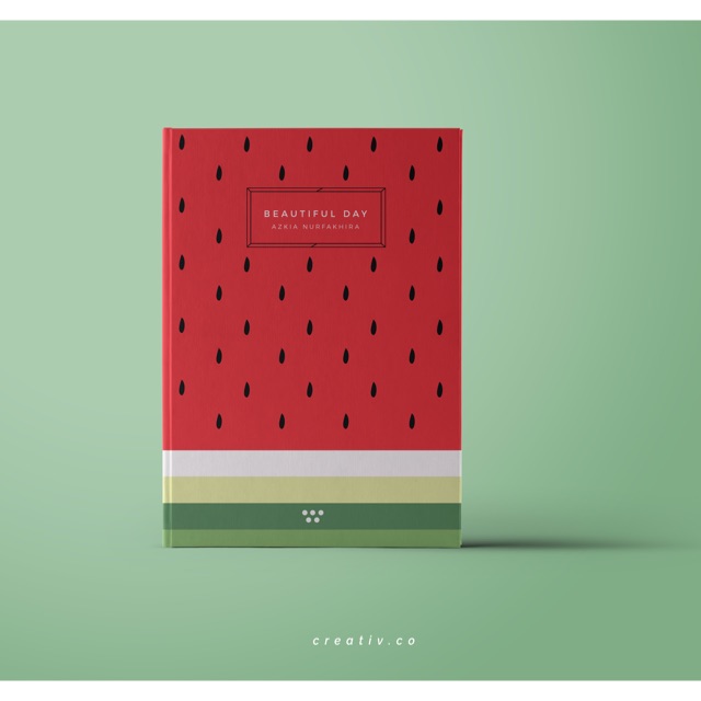 

Notebook Custom Murah [SERIES WATERMELON] [COD]