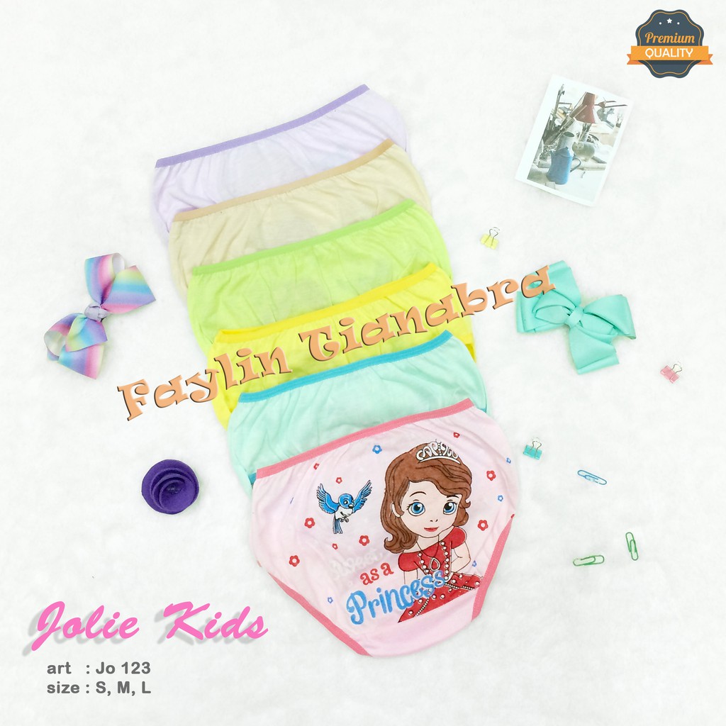 JOLIE KIDS | Celana Dalam Anak Cewek Motif Karakter