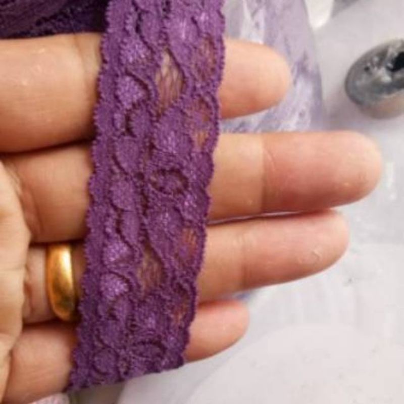 Renda strec, renda kaos, renda elastic, renda street 2cm - 2.5cm roll 200yard.