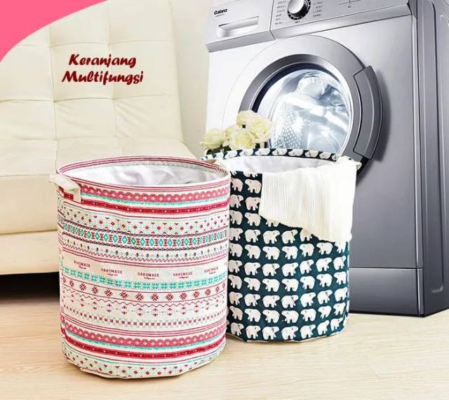 keranjang multifungsi laundry box bisa untuk pakaian dan mainan ok  good quality