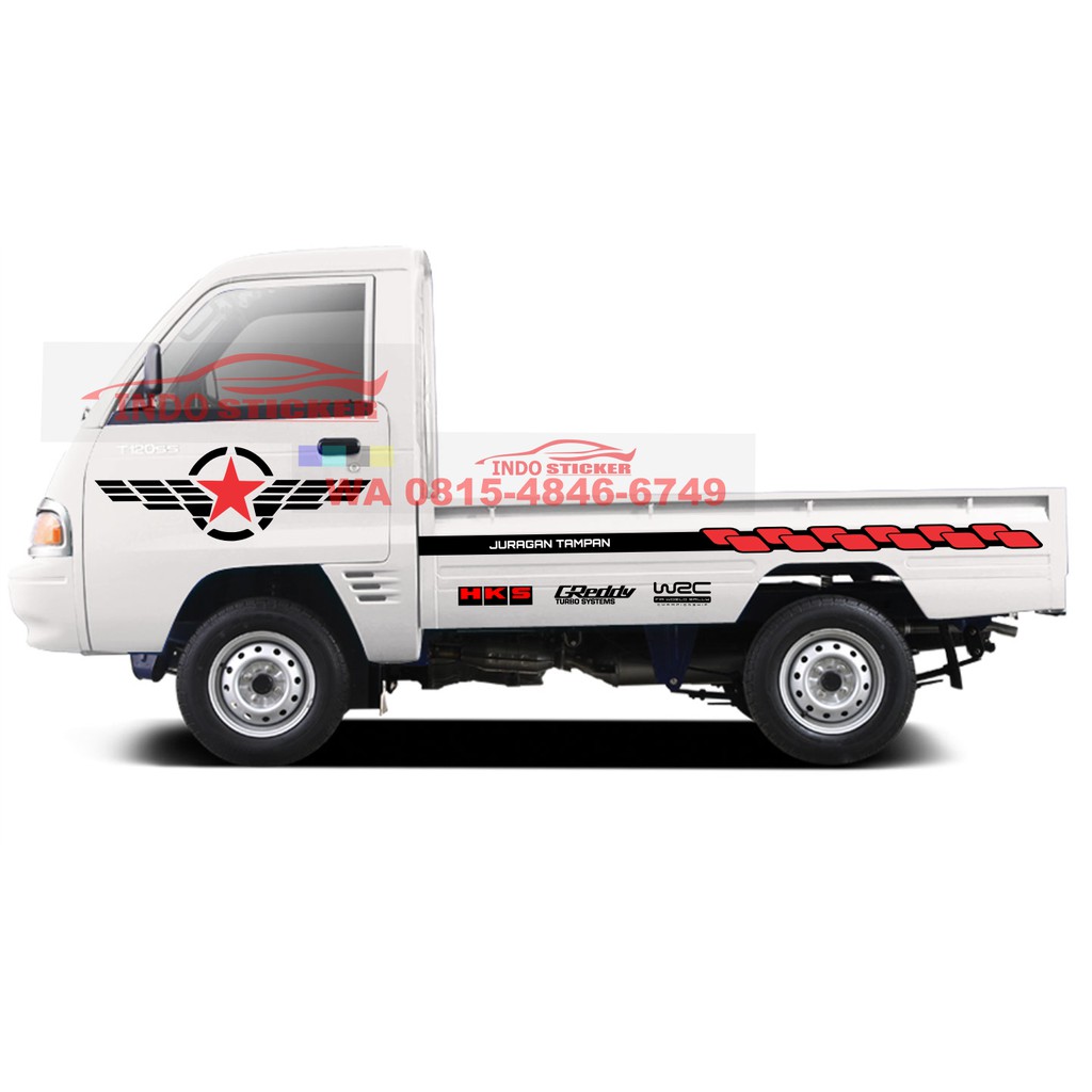 stiker mobil pickup t120ss carry stiker mobil mitsubishi colt t120ss stiker pickup carry terbaru