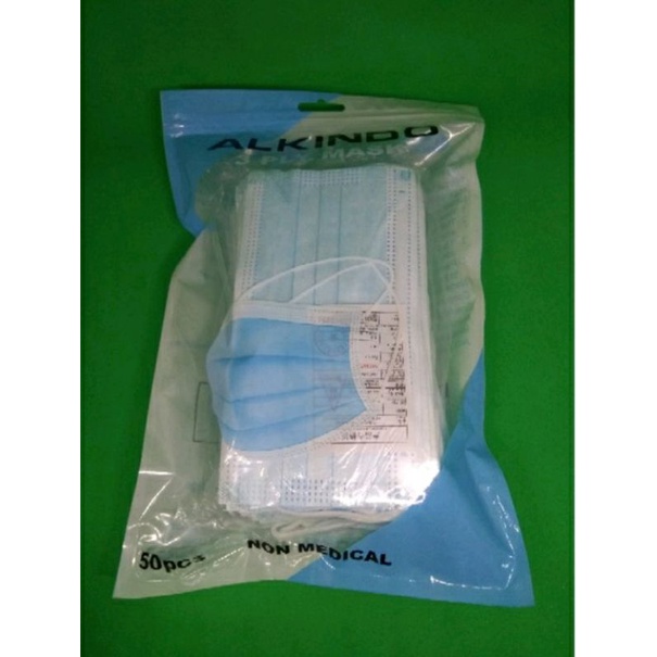 MASKER 3PLY ALKINDO ISI 50LEMBAR