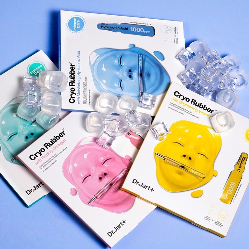 Dr.Jart+ Dr Jart Cryo Moisturizing Rubber Mask + Ampoule | Masker Wajah Hyaluronic (SATUAN)