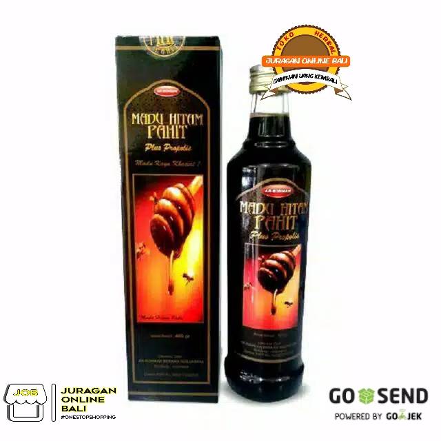 Madu Hitam Pahit Plus Propolis Ar Rohmah Asli / Ar-Rohmah Madu Hitam Pahit PLUS Propolis 460gram