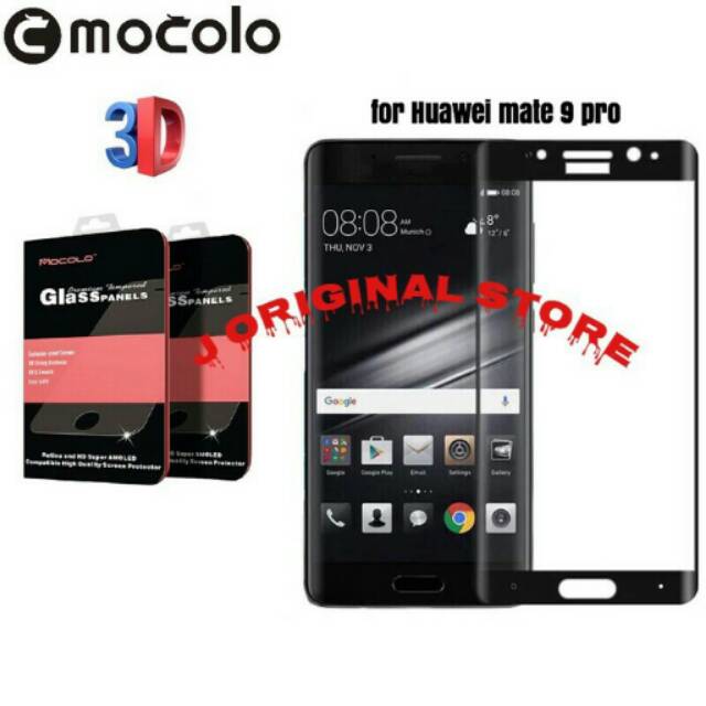 MOCOLO TEMPERED GLASS 3D EDGE HUAWEI MATE 9 PRO FULL CURVED PREMIUM