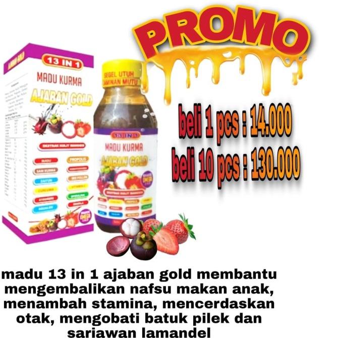 

madu kurma 13 in 1 ajaban gold
