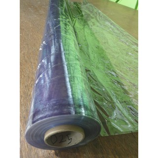 Plastik Mika 1m x 1.37m 0.25A / Plastik Bening Tebal Lemas Meteran / Roll, Taplak Meja Sampul Buku-2