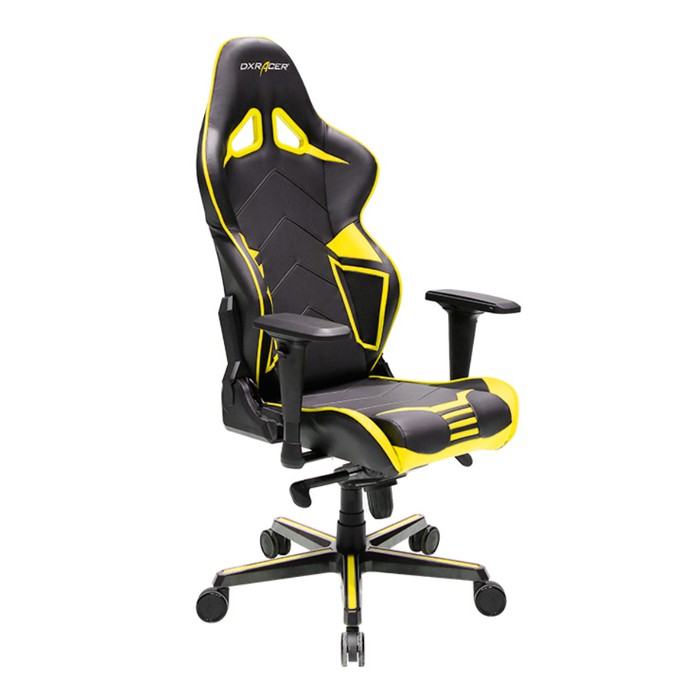 Kursi Gaming Chairs DXRACER Racing Series OH/RV131/NY (BLACK YELLOW)