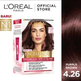  Loreal  Paris Excelent hair color Cream Semir rambut  cat  