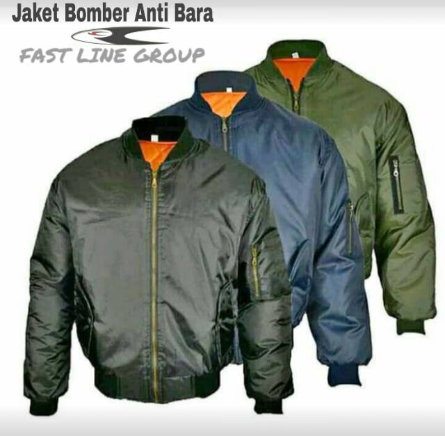 JAKET BOMBER ANTI BARA