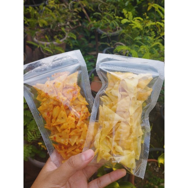 

KERIPIK PANGSIT BALADO PEDAS MANIS & ORIGINAL ASIN GURIH