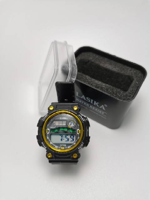 Jam tangan digital Anak Anak dan remaja water Resist Lasika 7106