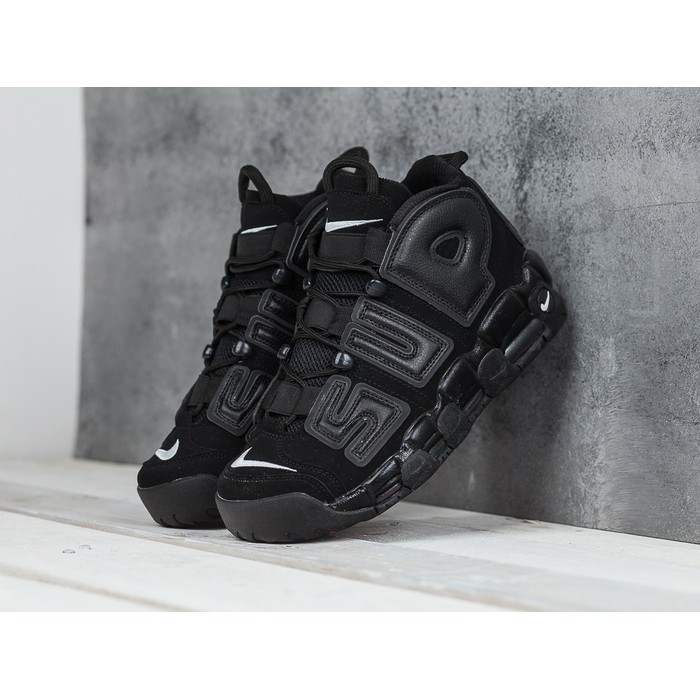 Sepatu Basket SUPREME AIR MORE UPTEMPO BLACK