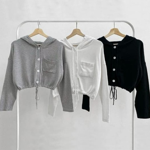 VTZEN - ZEC Sweater LUPFI Topi Pent / Hoodie Mona Outerwear Wanita Sweater Wanita Switer Sweater Hod
