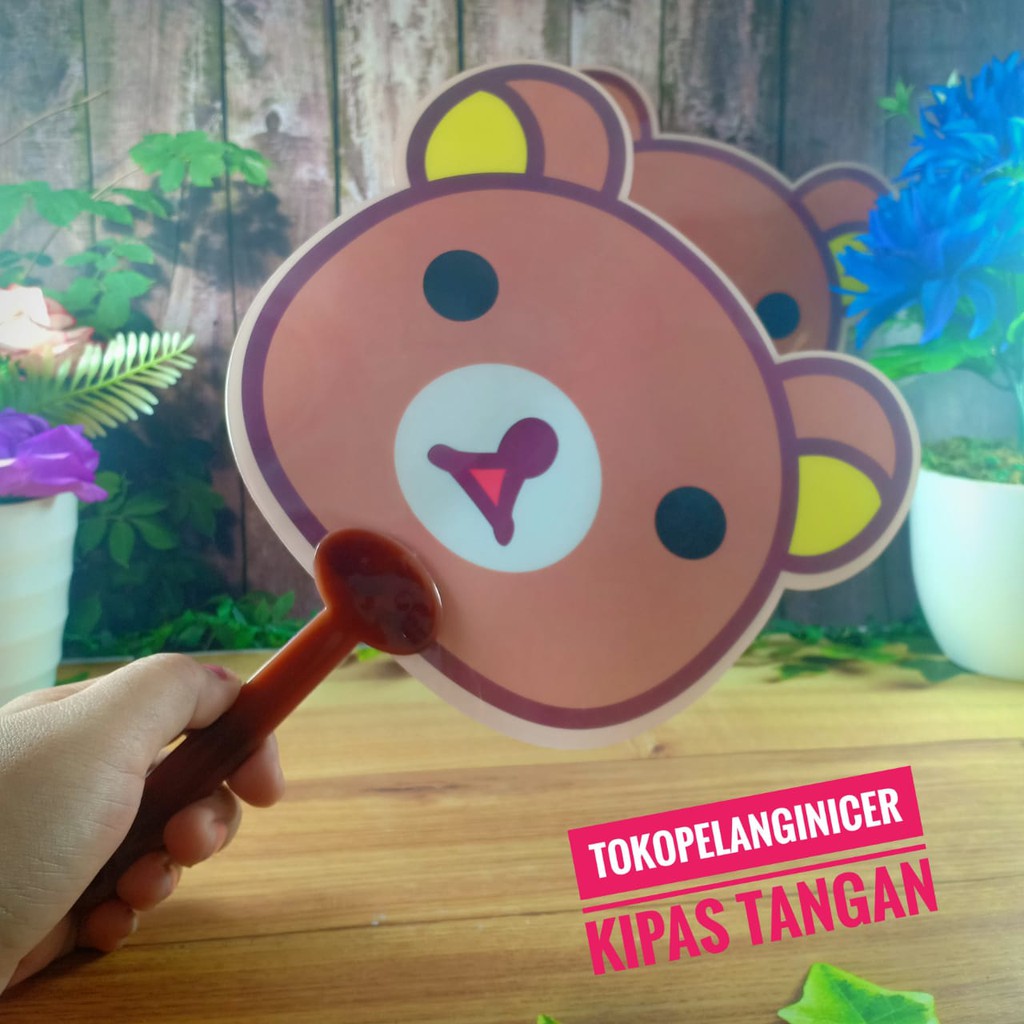 MOTIF RANDOM Kipas Tangan Mini  Lucu untuk Hadiah Simple Tokopelanginicer