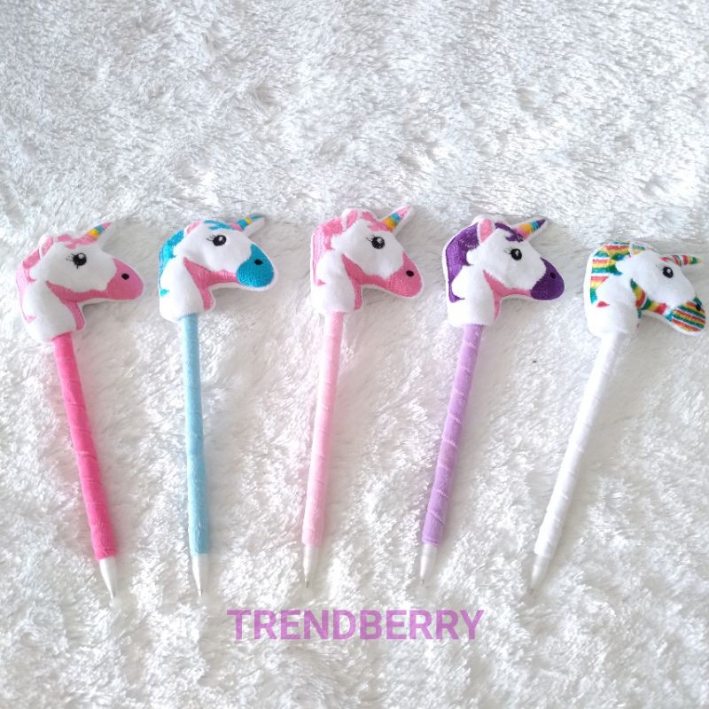 Bolpen karakter unicorn Lucu pulpen unicorn anak sekolah ATK Kado ultah Souvenir unicorn kado unicorn ballpoint anak murah