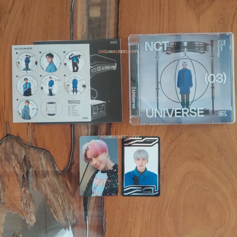 Album jewel universe jungwoo fullset pc card sticker nct 2021 good condi jaehyun jeno jaemin yangyan