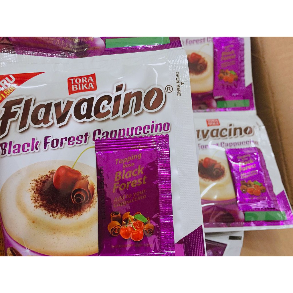 Kopi Torabika Flavacino Black Forest Cappuccino I Per Renceng