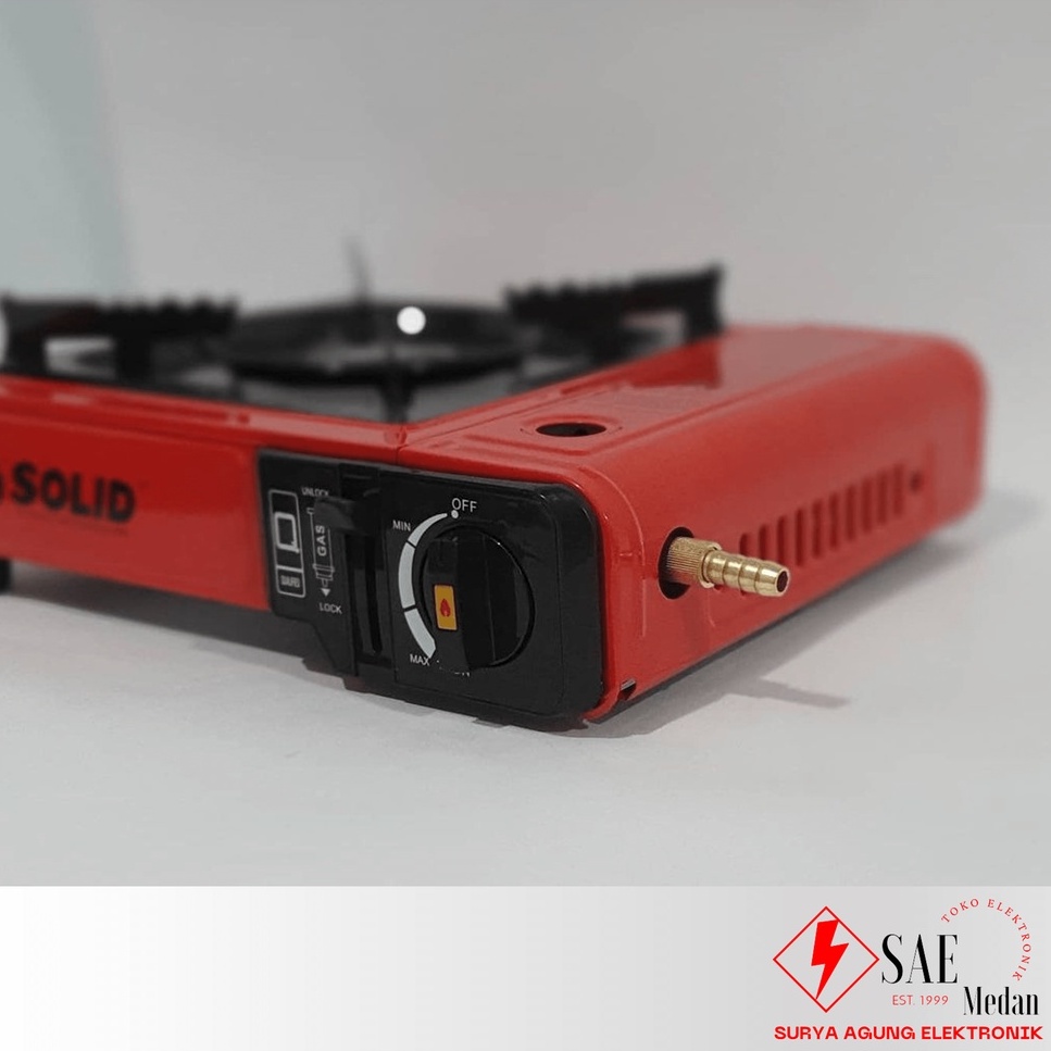 Kompor Portable Solid SL1006 - 2 Fungsi Gas Kaleng & LPG