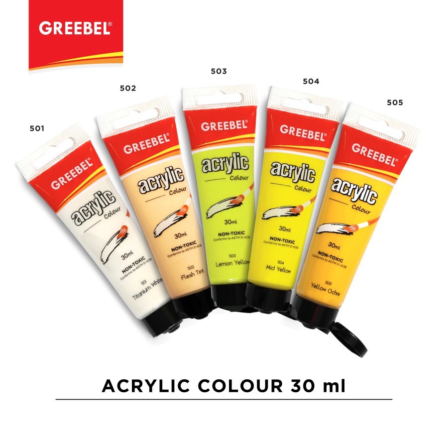 GREEBEL Cat Akrilik / Acrylic Colour / Acrylic Paint 30ml Per pcs