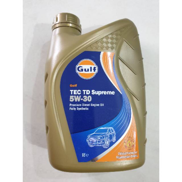 Gulf 5W-30 Diesel Engine Formula Cj-4, Oli mobil Eropa dan Jepang