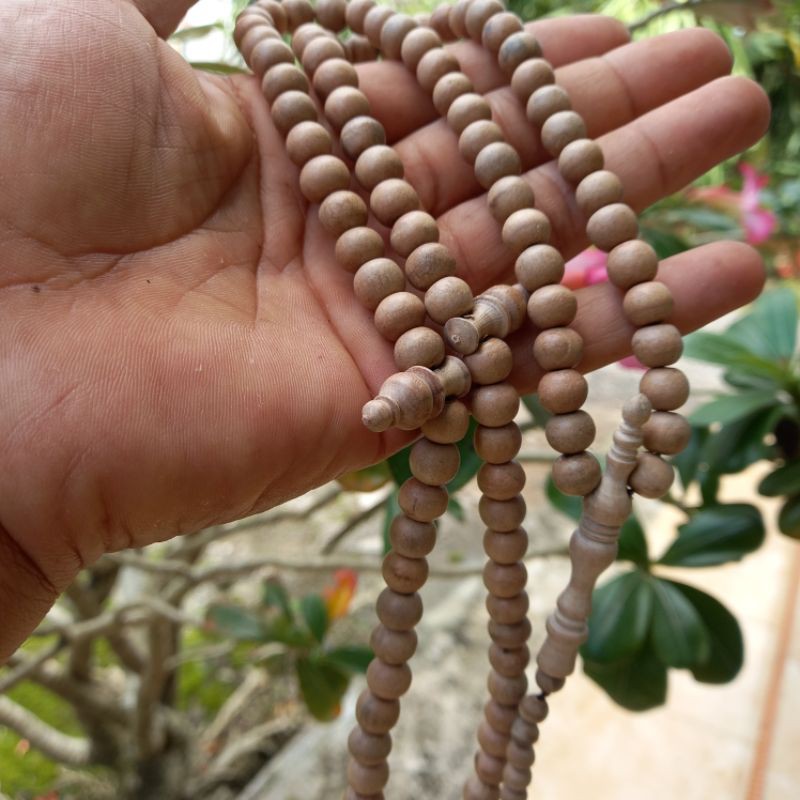 Tasbih kayu dewandaru asli 8mm tasbih dewandaru asli