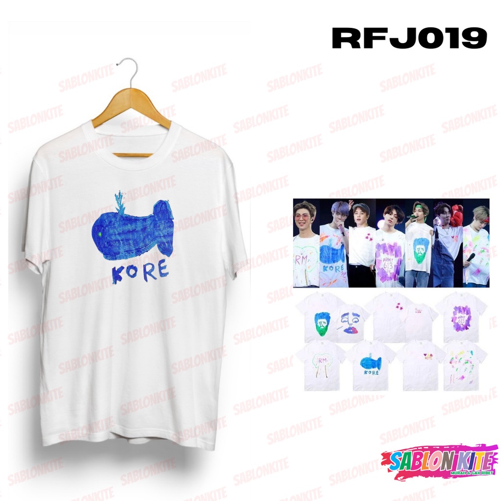 MURAH!!! KAOS KPOP JIN KORE RFJ019 COMBED 30S