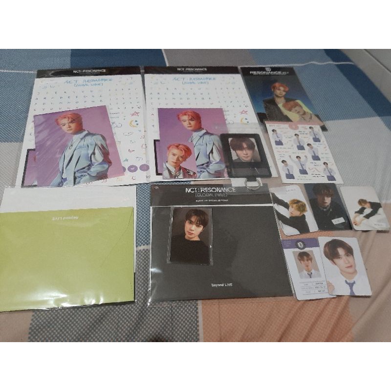 [baca desc] jaehyun nct 127 pc photocard scrapbook luggage ar holo polaroid sg b2s keyring pc