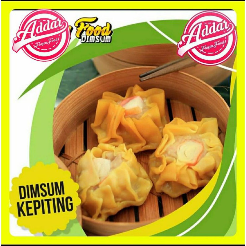 

Dimsum Kepiting isi 10 pcs include saus