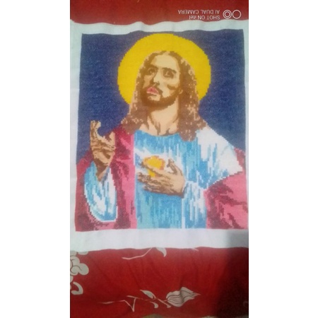 Kristik jadi Hati Kudus Yesus tanpa bingkai