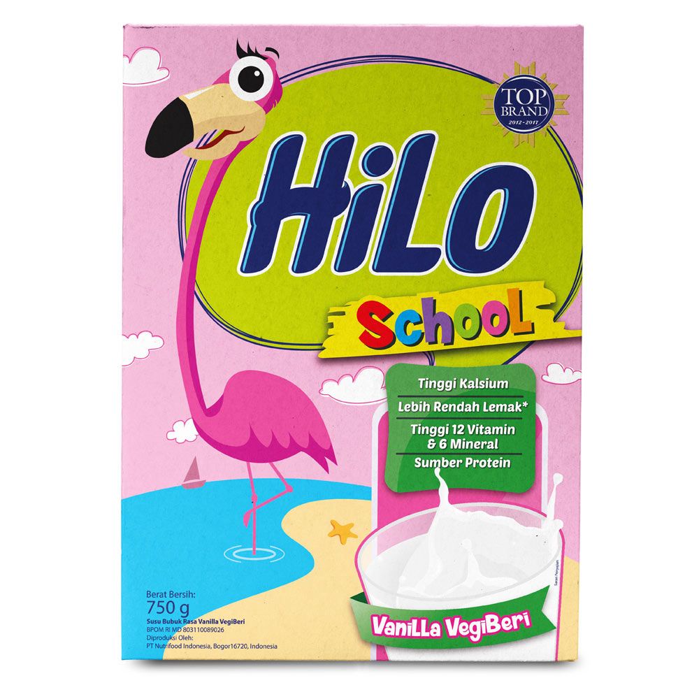 

SUSU BUBUK HiLo SCHOOL CHOCOLATE VANILLA 750 GRAM