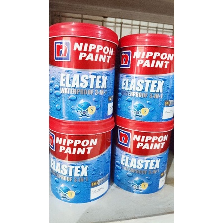 ELASTEX 1 KG WATERPROOF 3 IN 1 NIPPON PAINT | ELASTEX 1KG CAT ANTI BOCOR