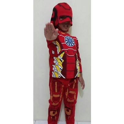Baju Anak Iron Man/Baju Anak Karakter Iron Man/Kostum Iron Man
