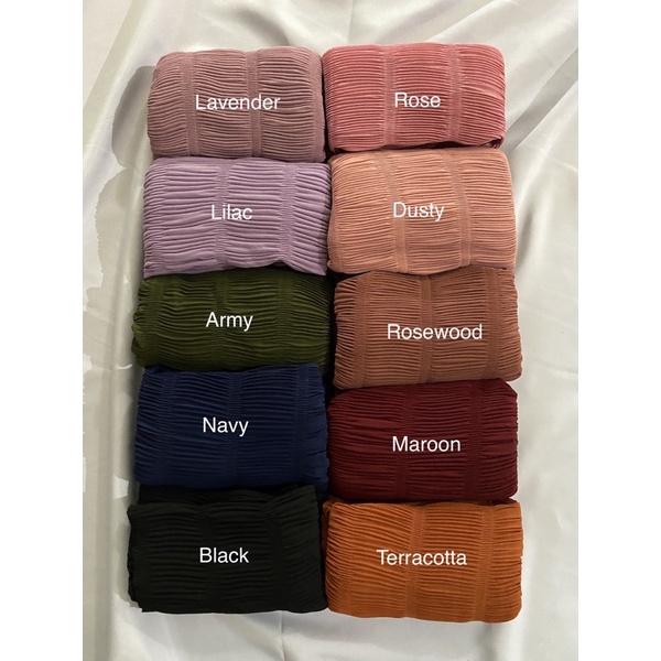 PASHMINA PLISKET SMOKE CERUTY BABYDOLL  |  PLISKET SMOK  |  PLEATS SHAWL BY ORBELLE
